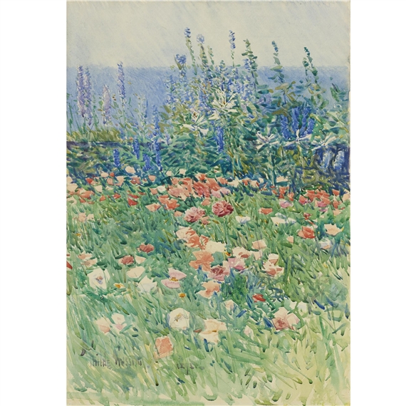 Flower Garden, Isles of Shoals by Childe Hassam