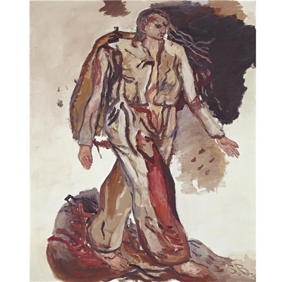 B.J.M.C. - Bonjour Monsieur Courbet by Georg Baselitz, FullFormat:,year,1965