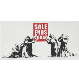 バンクシー BANKSY sale ends today WCP A Closer Look: Sale Ends Today by Banksy