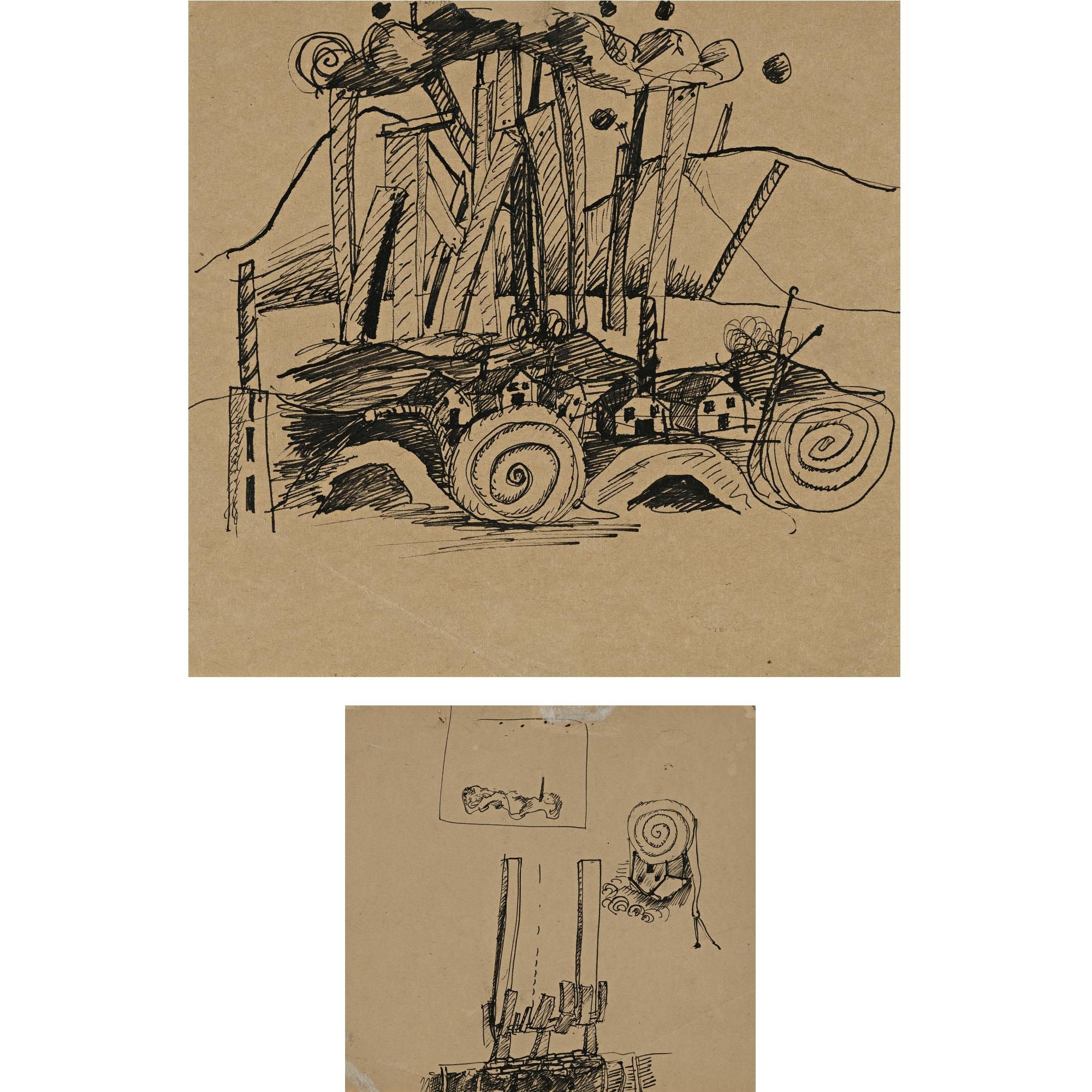 Philip Guston | Untitled: A double-sided drawing | MutualArt
