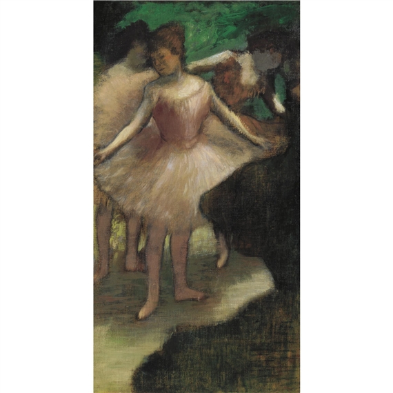 Trois danseuses en rose by Edgar Degas, FullFormat:circa,year,1886