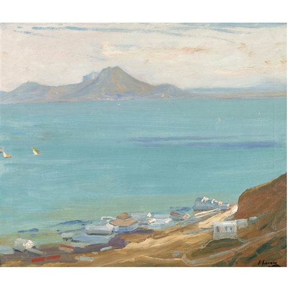 Hammam Lif, Bay of Tunis, Evening, from Sidi bu Said by John Lavery