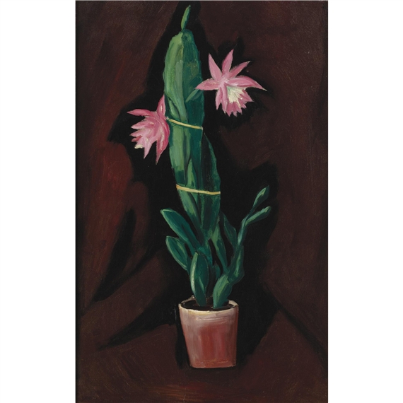 Cerise Cactus by Marsden Hartley, FullFormat:circa,year,1919
