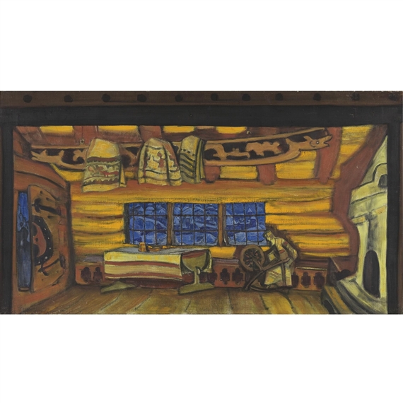 Russian Hut from The Tale of Tsar Saltan by Nicholas Roerich
