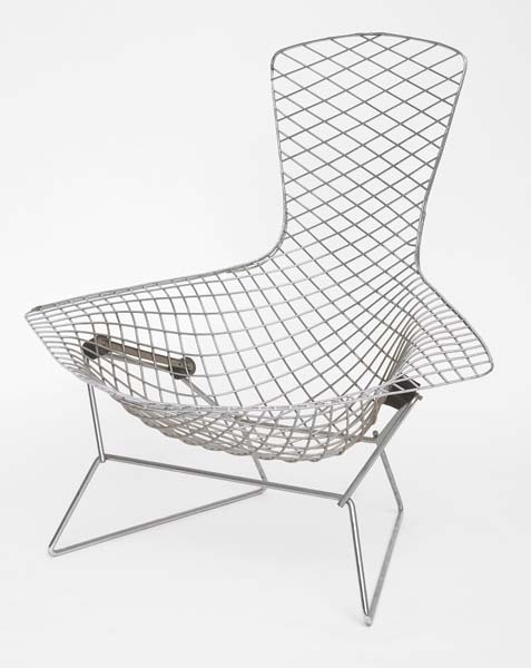 "Bird" lounge chair  by Harry Bertoia, designed 1952