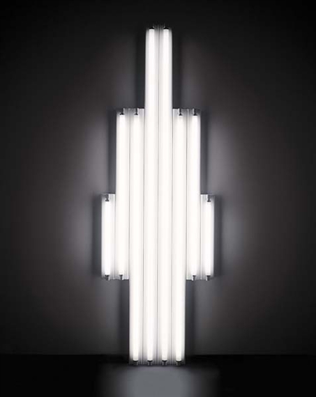 untitled, monument for V. Tatlin by Dan Flavin, 1969-1970