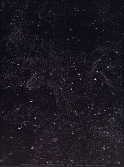Viewing from Hiroshima, Japan (Pictures of air) by Vik Muniz, 2001