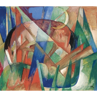 FABELTIER II (PFERD) (FABULOUS ANIMAL II, HORSE) - Franz Marc