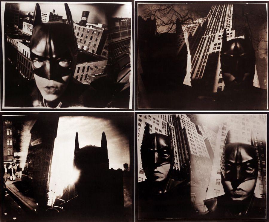 Artwork by Katia Liebmann, GOTHAM CITY, Made of four sepia toned prints
