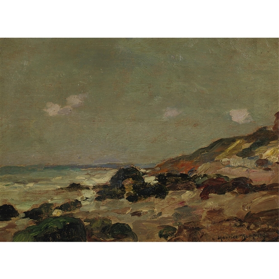 At the Ocean's Edge by Maurice Bompard