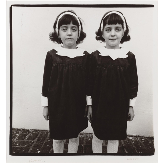 Arbus Diane 'IDENTICAL TWINS, ROSELLE, NEW JERSEY' MutualArt