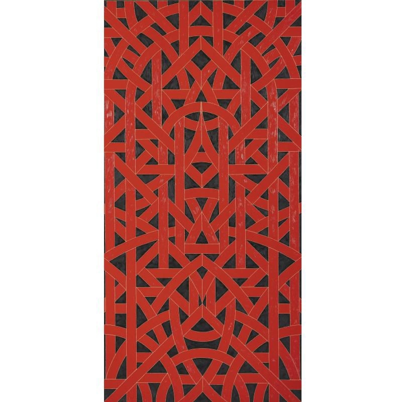 Artwork by Valerie Jaudon, Kreole, Made of oil on canvas