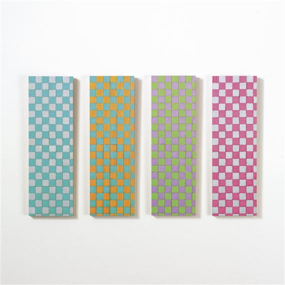 SHERRIE LEVINE、UNTITLED(SMALL CHECKS:2) Untitled (Double