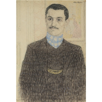 Portrait of a Man, circa 1908 - Natan Altman