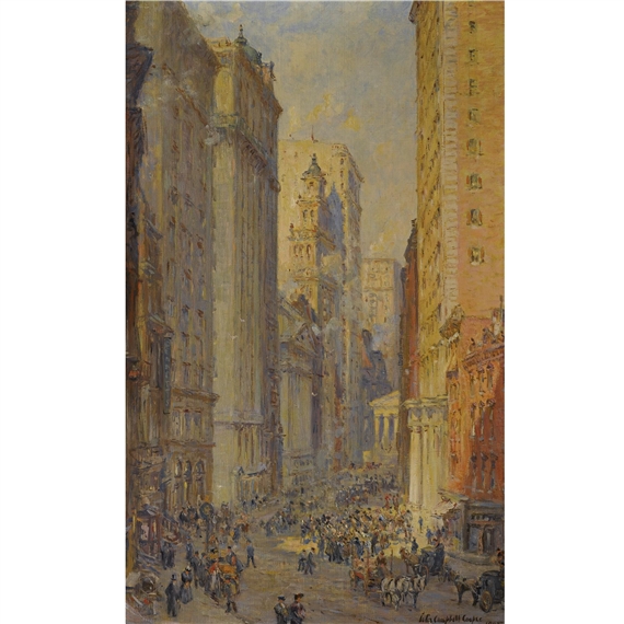 Broad Street, New York by Colin Campbell Cooper