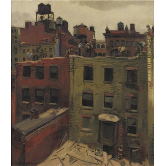 Manhattan Skyline - Saul Berman