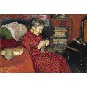 La Tricoteuse - Georges Lemmen