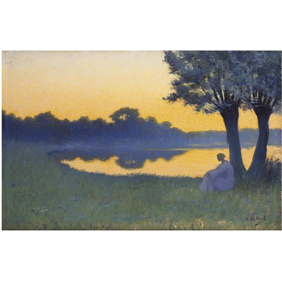Au Coucher du Soleil by Alphonse Osbert