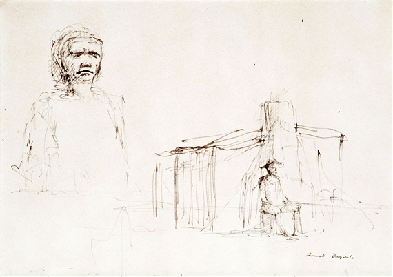 MAN AND WOMAN by Russell Drysdale