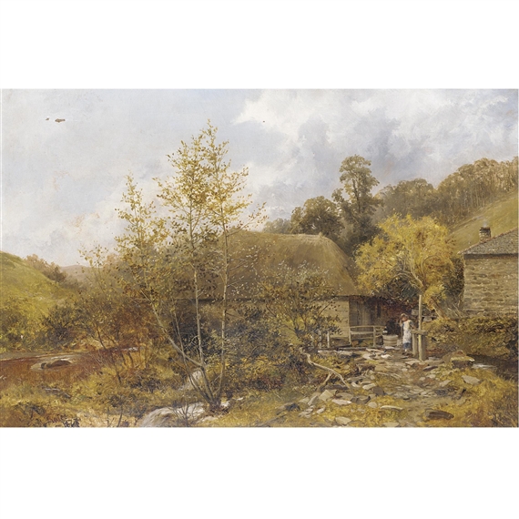 mill on the inny, cornwall by David Bates