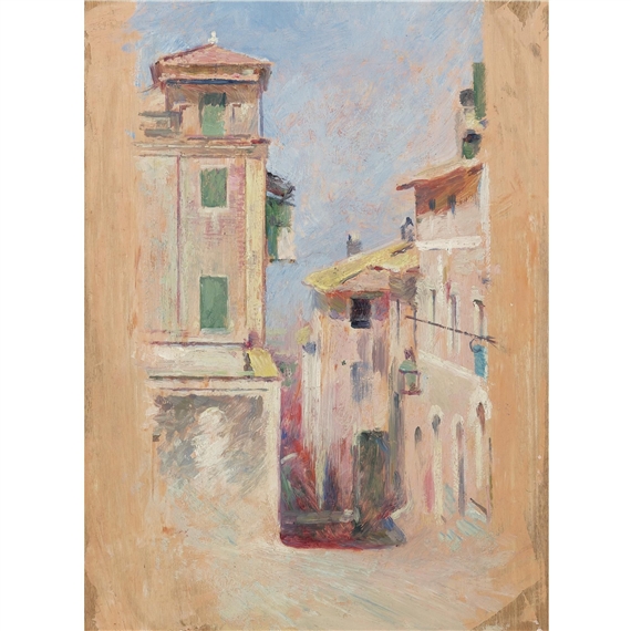 Mediterranean View by Theodore Robinson, FullFormat:circa,year,1890