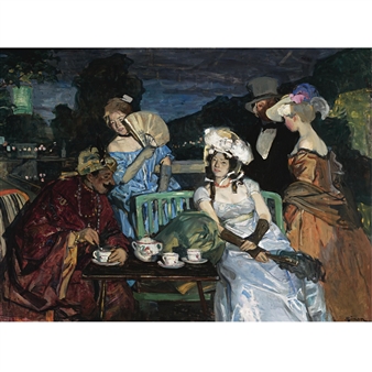 La Mascarade - Lucien Joseph Simon