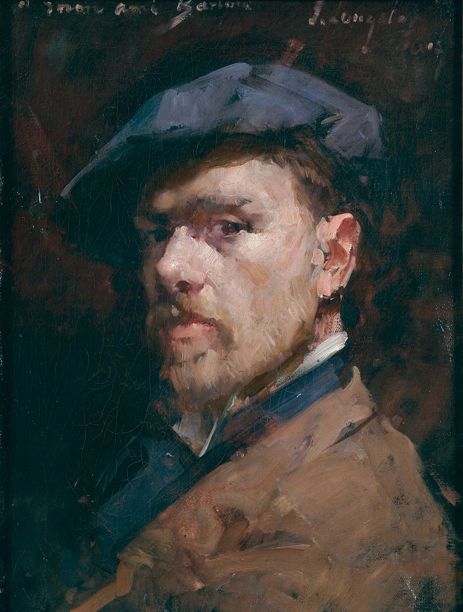 Artwork by John Longstaff, SELF-PORTRAIT, Made of Oil on canvas