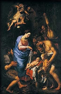 the adoration of the shepherds by Theodoor van Loon