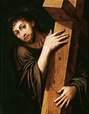 christ carrying the cross by Luis de Morales