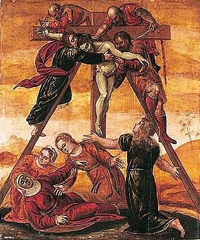 the deposition by Jacopo Tintoretto