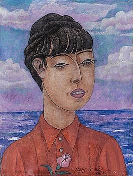 young woman by the sea by Marie Vassilieff