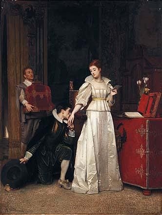 the suitor by Florent Willems