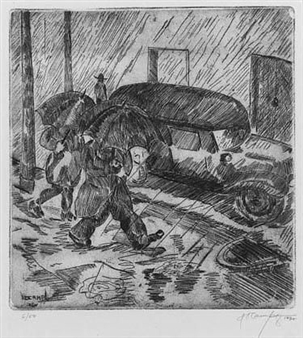 UNTITLED (MEXICO CITY IN THE RAIN) - Isidoro Ocampo