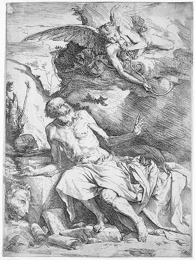 Jusepe de Ribera | ST JEROME HEARING THE TRUMPET OF THE LAST JUDGEMENT ...