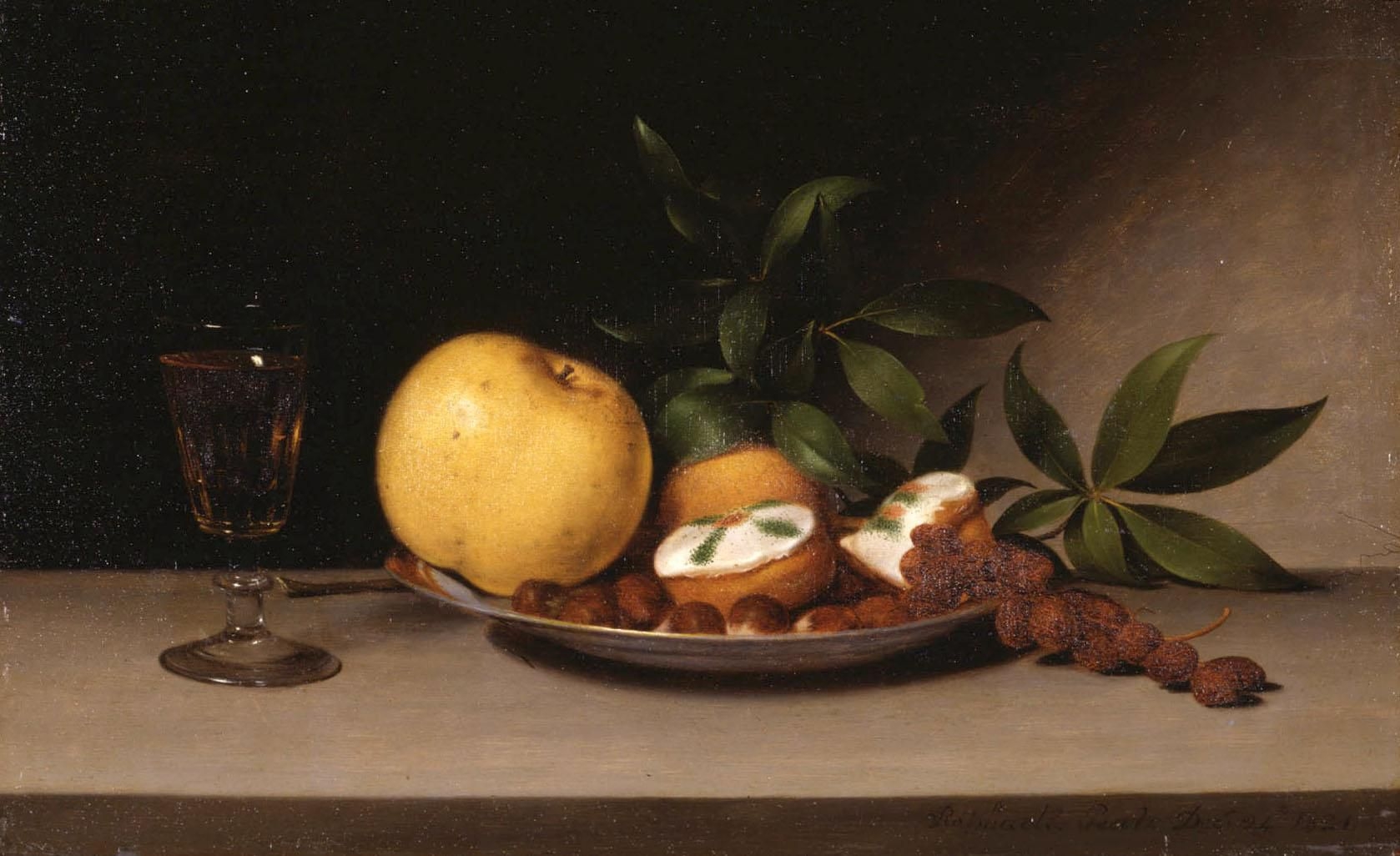 Raphaelle Peale | STILL LIFE WITH FRUIT, CAKES AND WINE | MutualArt