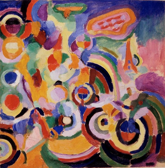 Robert Delaunay HOMMAGE A BLERIOT (ESQUISSE) (1914