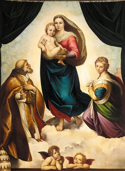 The Sistine Madonna by Raffaello Sanzio Raphael