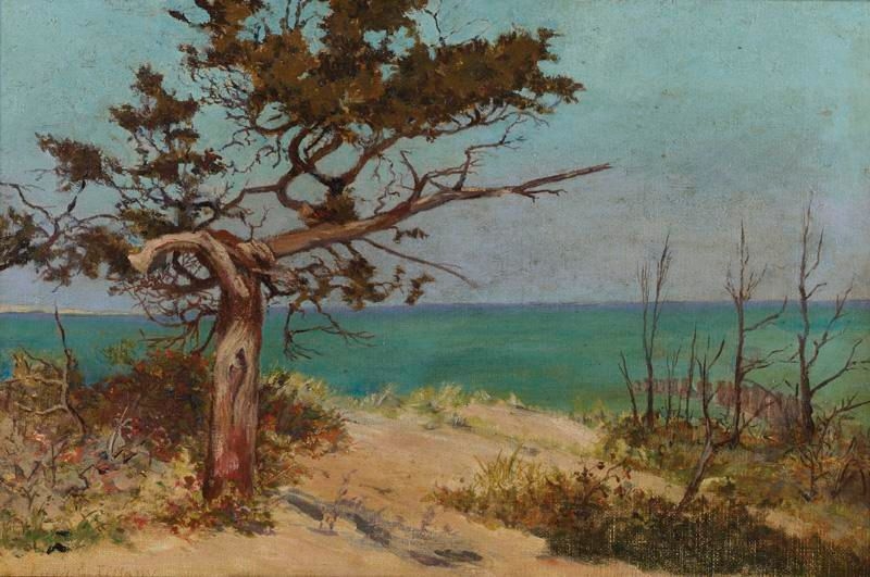Artwork by Louis Comfort Tiffany, LANDSCAPE