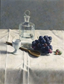 STILL LIFE WITH GRAPES - Henk Helmantel