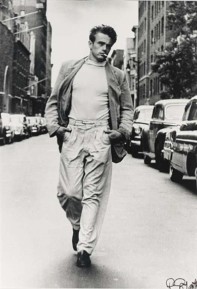 Roy Schatt | JAMES DEAN WALKING, 1954 | MutualArt