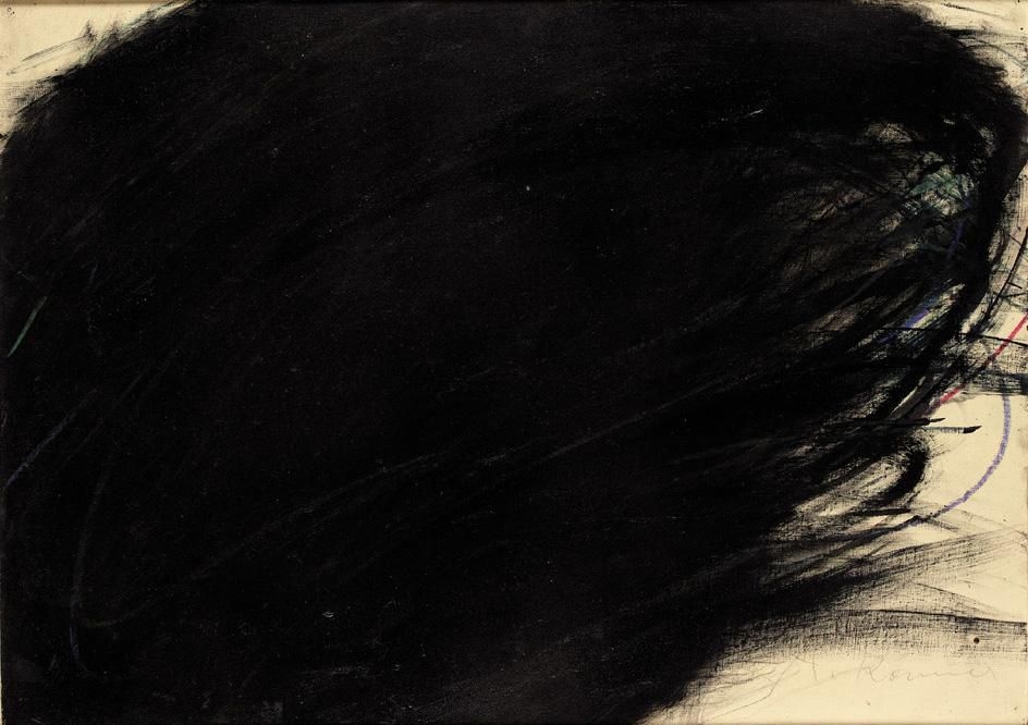 Artwork by Arnulf Rainer, FETE NOIRE
