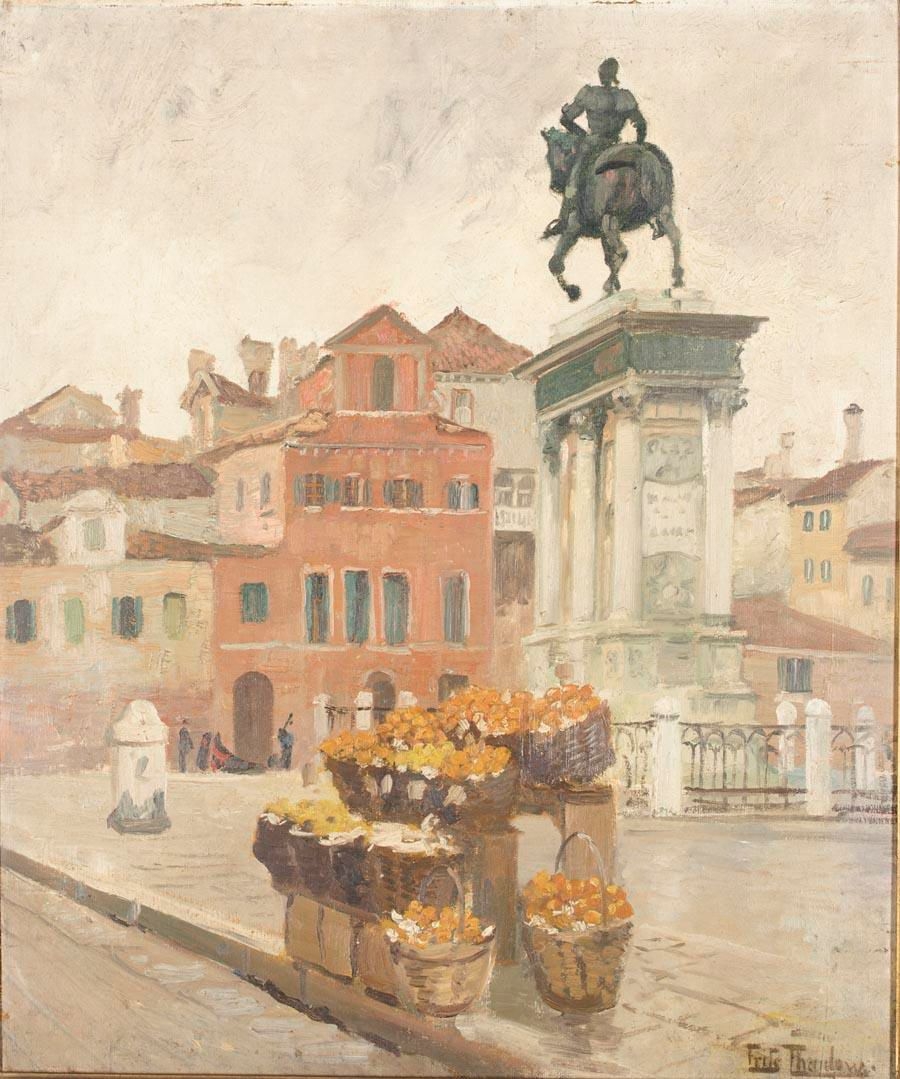 LE COLEONE, VENICE by Frits Thaulow
