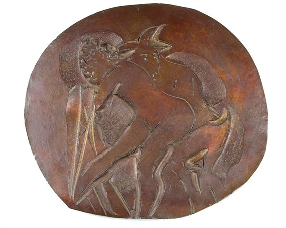 WOODLAND NYMPH AND GOAT