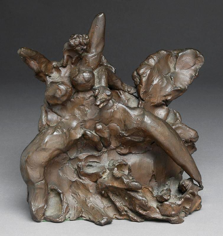 Artwork by Reuben Nakian, LEDA AND THE SWAN