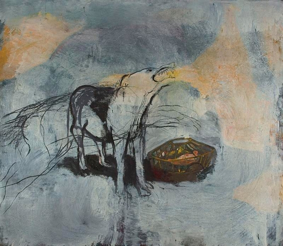 Paton Miller | WHITE DOG | MutualArt