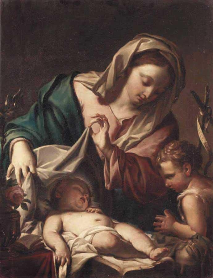 Francesco Trevisani | THE MADONNA AND CHILD WITH THE INFANT SAINT JOHN ...