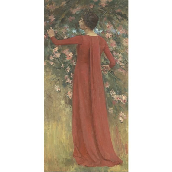 THE RED GOWN (HIS FAVORITE MODEL)