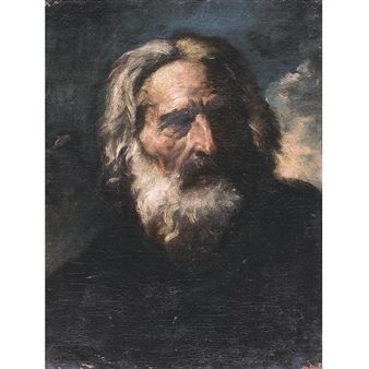 PORTRAIT OF A BEARDED OLD MAN - Pier Francesco Mola