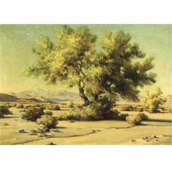 THE PALO VERDE TREE, DEEP CANYON - Agnes Pelton