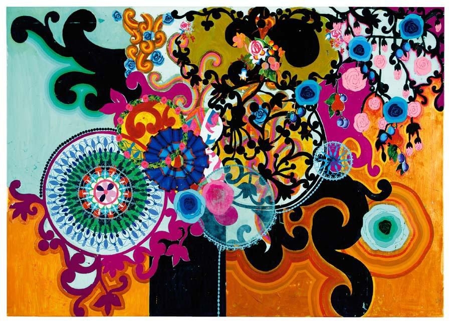 Artwork by Beatriz Milhazes, O PIEXE